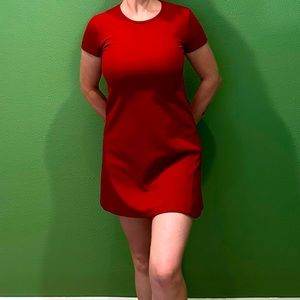 Red Zara mini dress
